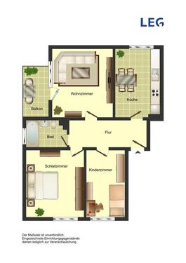 Foto - 3-Zimmer-Wohnung in Bergkamen Nordberg