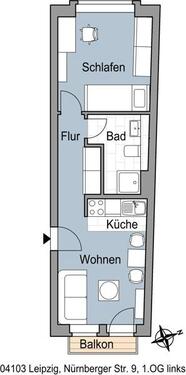 Foto - Jetzt zugreifen: interessante 2-Zimmer-Wohnung