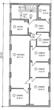 Foto - 6-Zimmer-Wohnung in ruhiger Lage 