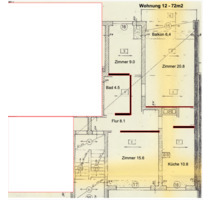 Moderne 3-Zimmer-Wohnung mit neuem Bad & Balkon – ideal für Paare - Waldbröl