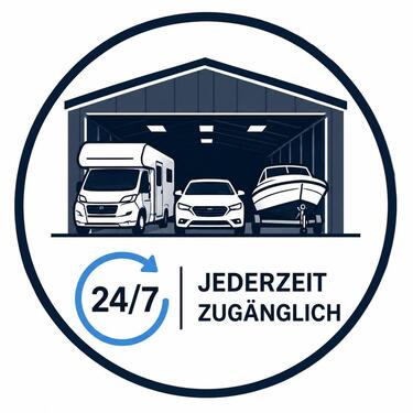 Foto - Stellplatz in abgeschlossener Halle
