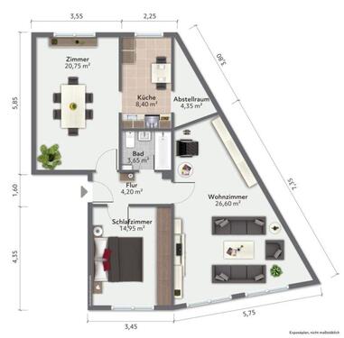 Foto - Etagenwohnung in Görlitz zur Miete