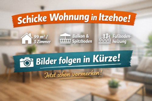 Foto - Moderne 3-Zimmer-Neubauwohnung mit Balkon & Spitzboden in Itzehoe!