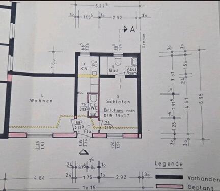 Foto - 2 Zimmer, 1 Küche, 1 BadDusche, 1 Flur, 1 Gäste-WC, Terrasse und