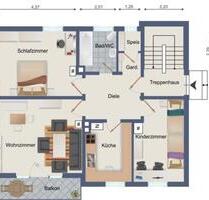 3 Zimmer Wohnung - 500,00 EUR Kaltmiete, ca.  72,00 m² in Münchberg (PLZ: 95213)