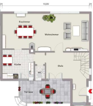 Foto - Haus zur Miete - 1.800,00 EUR Kaltmiete,