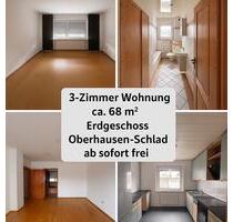 3-Zimmer-Wohnung in Oberhausen-Schlad – 68 m², EG