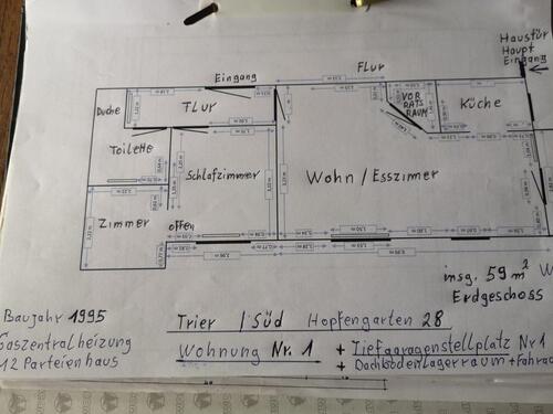 Foto - Wohnung zu vermieten - 580,00&nbsp;EUR Kaltmiete, ca.&nbsp; 59,00&nbsp;m&sup2;