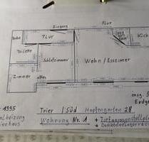 Wohnung zu vermieten - 580,00&nbsp;EUR Kaltmiete, ca.&nbsp; 59,00&nbsp;m&sup2; in Trier (PLZ: 54290)
