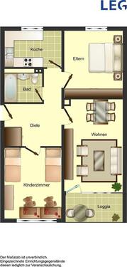 Foto - 3 Zimmer Etagenwohnung in Monheim am Rhein