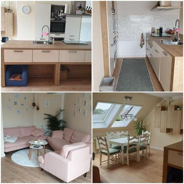 Foto - 4-Zi.-DG-Wohnung mit Burgblick ab 01.01. – 81 m² – 850 € Hechinge