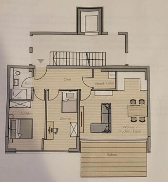 Foto - 3 Zimmer Etagenwohnung zur Miete in Straubing