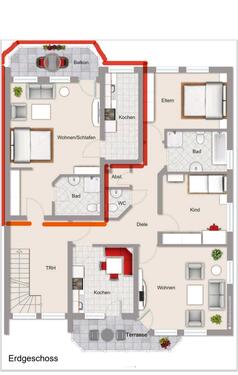 Foto - 1 Zimmer Erdgeschoßwohnung zur Miete in Neuwied