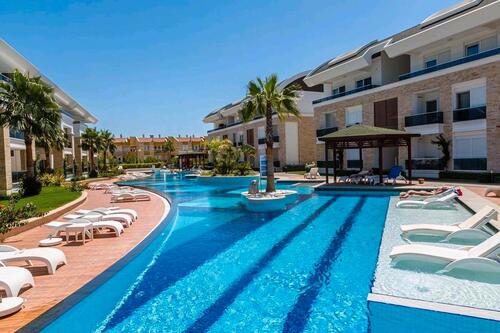 Foto - 2+1 Wohnung mit privatem Garten in Side - Türkei Antalya (Miete)