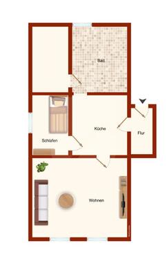 Foto - Etagenwohnung zur Miete in Halver