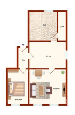 Foto - Etagenwohnung in Halver