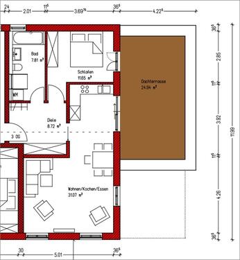Foto - 2 Zimmer Etagenwohnung in Traunstein
