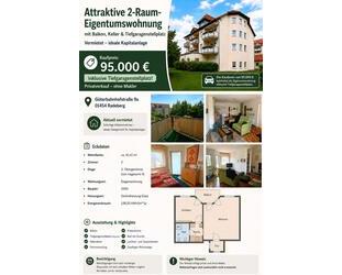 2-Raum-Eigentumswohnung inkl. Tiefgaragenstellplatz & Balkon - Radeberg