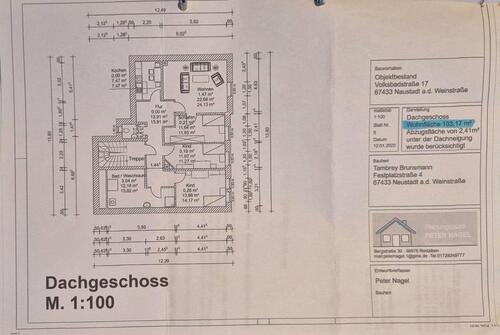 Foto - 4 Zimmer Dachgeschoßwohnung zur Miete in Neustadt an der Weinstraße