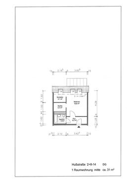Foto - 1 Zimmer Dachgeschoßwohnung in Gera