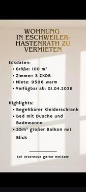 Foto - Wohnung in Eschweiler-Hastenrath zu vermieten