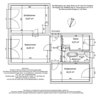Foto - 3 Zimmer Etagenwohnung zur Miete in Allstedt