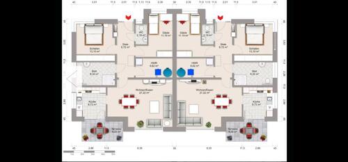 Foto - Haus Doppelhaushälften Doppelbungalow