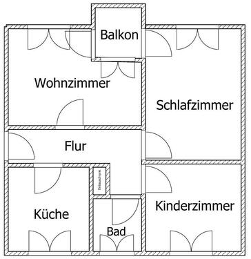 Foto - 3 Zimmer Etagenwohnung zur Miete in Gelsenkirchen