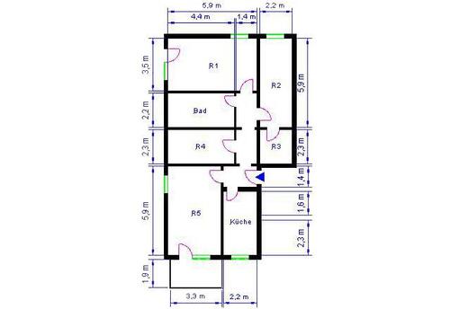 Foto - Etagenwohnung in Magdeburg zur Miete
