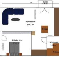 2 Zimmer Wohnung in Udert 57639 - Oberdreis