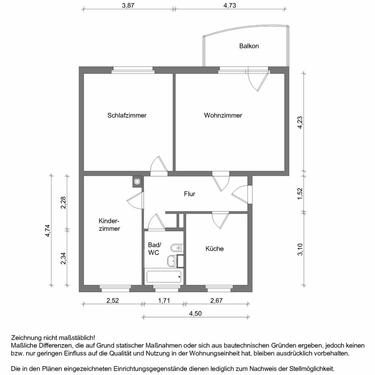 Foto - Etagenwohnung zur Miete in Zwickau