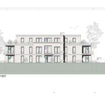 3 Neubauwohnungen in Borken, 1. OG, 64 qm, 1 Schlafzimmer, Innenstadtlage