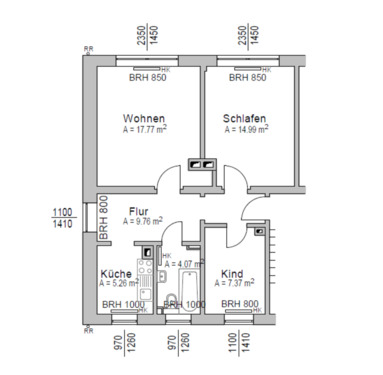 Foto - Etagenwohnung zur Miete in Ostrau