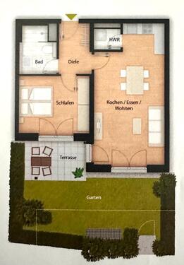 Foto - 2 Zimmer Etagenwohnung zur Miete in Nürnberg