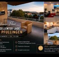 4,5 Zimmer- Wohnung mit Penthouse Flair in Pfullingen + Garage