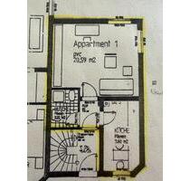 1 Zimmer DG Apartment in Staufenberg ab 01.06. zu vermieten
