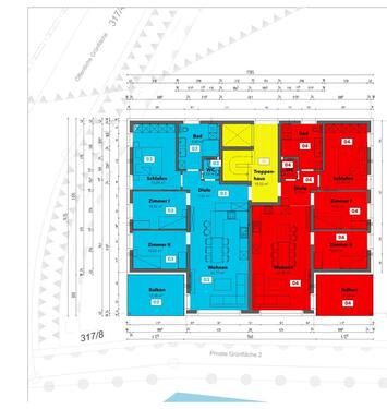 Foto - moderne lichtdurchflutete 4-Zimmerwohnung mit großem Balkon