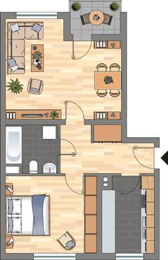 Foto - Demnächst frei! 2-Zimmer-Wohnung in Neustadt an der Weinstraße