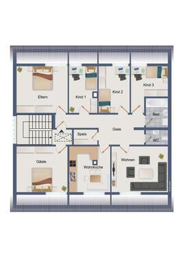 Foto - Vermietete 5-Zimmerwohnung in 88410 Bad Wurzach