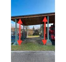 21qm Carport 8m x 2,6m Stellplatz Boot Wohnmobil Caravan Pkw - Zehdenick