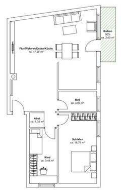 Foto - 3 Zimmer Etagenwohnung in München