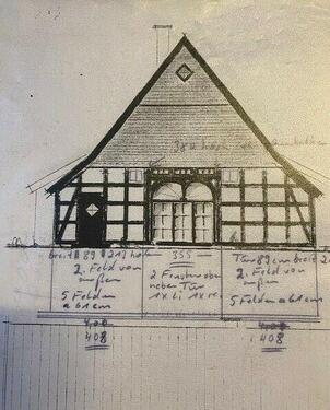 Foto - Fachwerkhaus original von 1822 mit Torbogen zu verkaufen