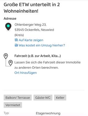 Foto - Etagenwohnung zum Kaufen in Linz am Rhein