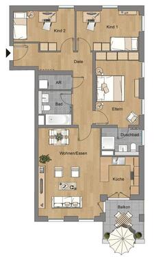 Foto - 4 Zimmer Etagenwohnung in Wetzlar