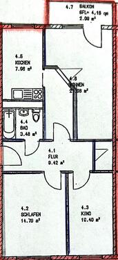 Foto - 3 Zimmer Etagenwohnung in Jena