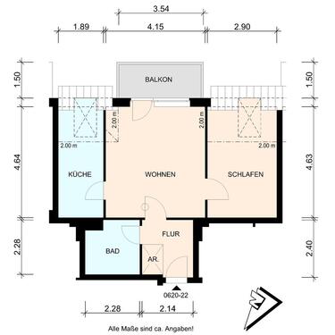 Foto - 2 Zimmer Etagenwohnung zur Miete in Crivitz