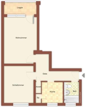 Foto - 2 Zimmer Etagenwohnung zur Miete in Mönchengladbach