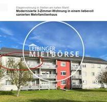 Gepflegte 3-Zimmer-Wohnung in saniertem Mehrfamilienhaus - Stetten am kalten Markt