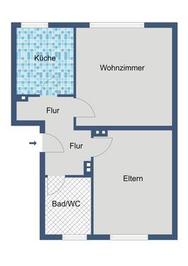 Foto - 2 Zimmer Etagenwohnung in Vellmar