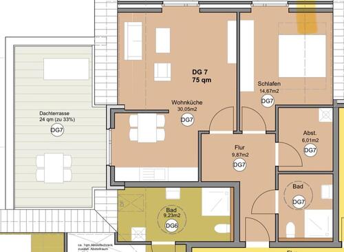 Foto - Dachgeschoßwohnung in Recke zur Miete